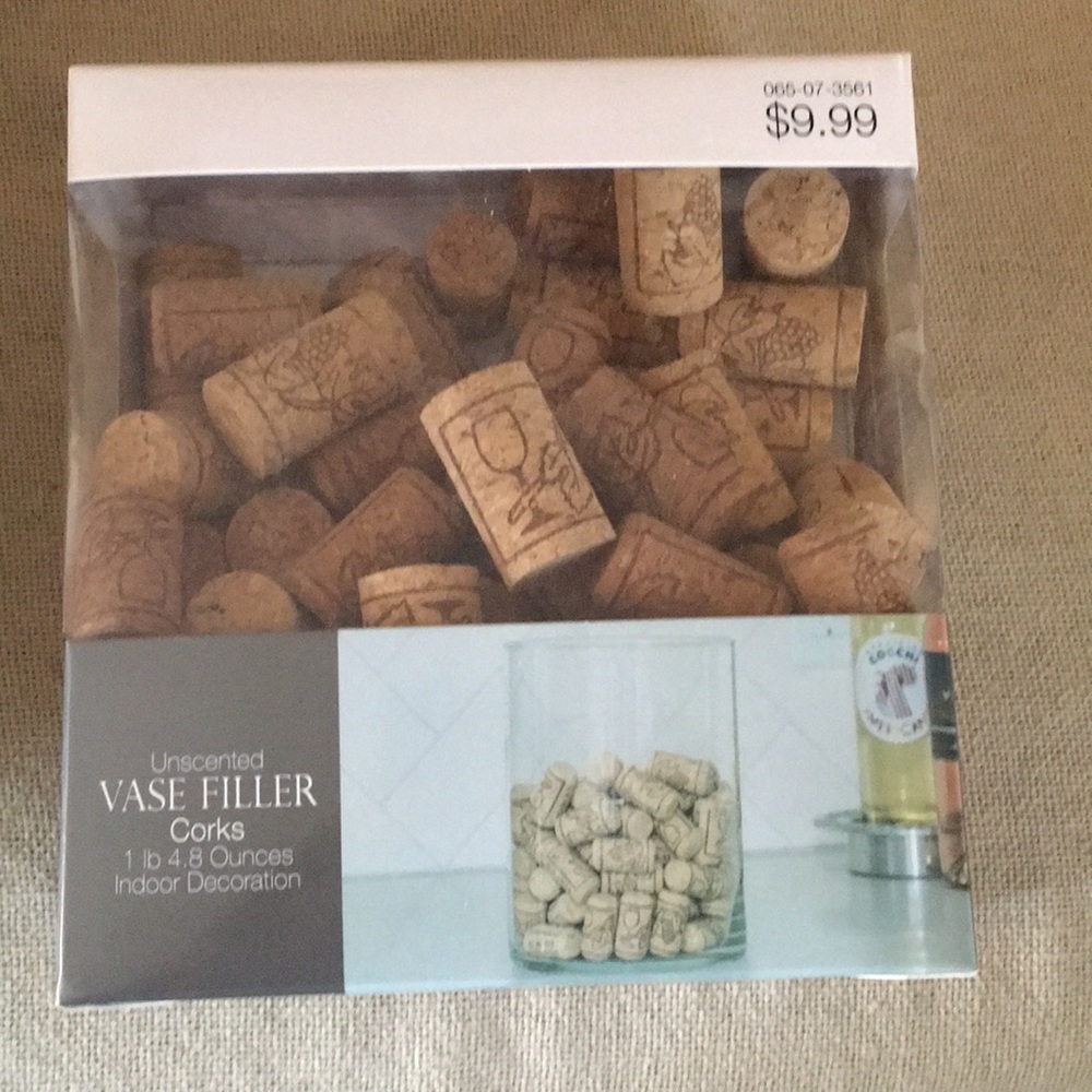 Corks vase filler